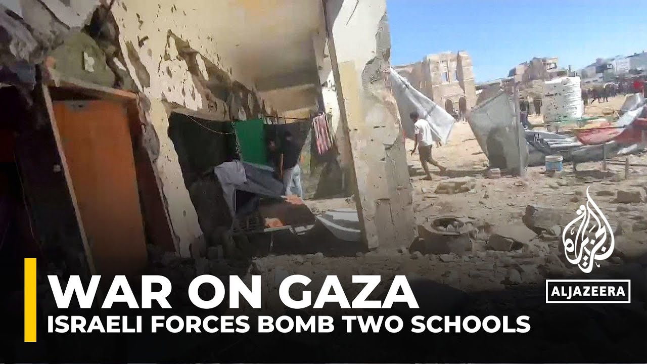 At least 15 killed, 30 wounded in Israeli bombing of two schools in Gaza