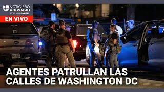 Agentes federales ya patrullan las calles de Washington DC Edicion Digital 13 de agosto de 2025