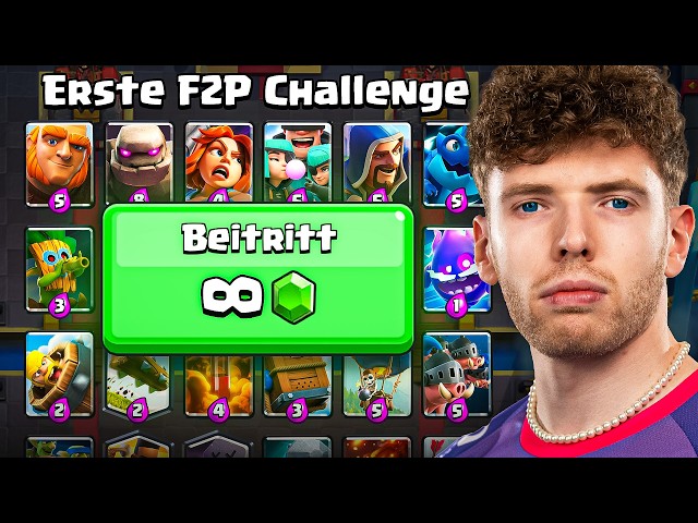 😱🤯ALLES ODER NICHTS im F2P + PASS PROJEKT… (Erste Challenge!) | Clash Royale Deutsch