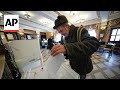Moscow voters cast ballots in Russian presidential election