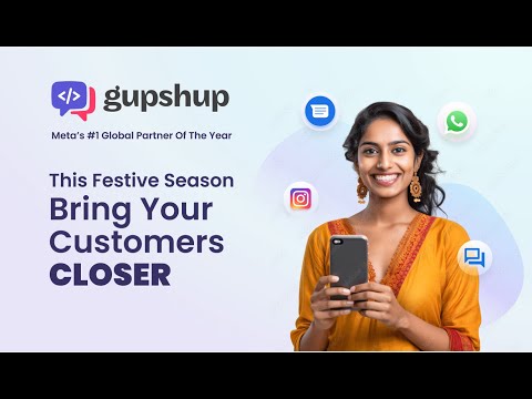 His festive season, bring your customers closer with Gupshup