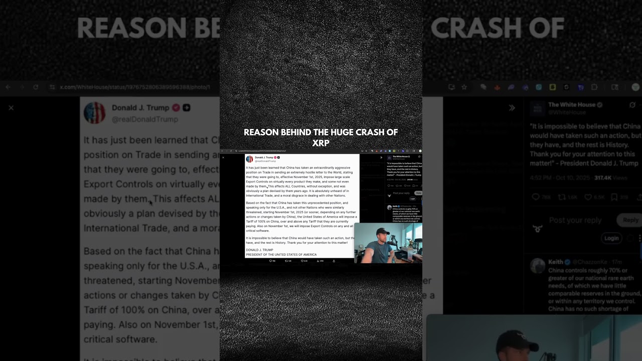 REASON BEHIND THE HUGE CRASH OF XRP?