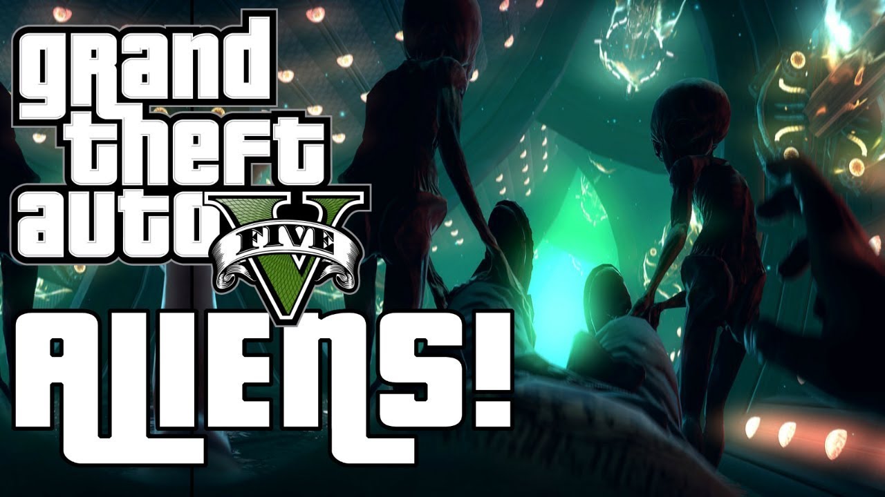 Grand Theft Auto Aliens Easter Egg Gta V Alien Invasion Gameplay