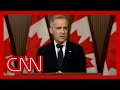 Canada’s prime minister reacts to Trump’s tariffs