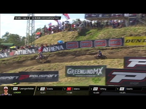 Benistant crash - MX2 RAM Qualifying Race - MXGP of Czech Republic 2023 #MXGP #Motocross