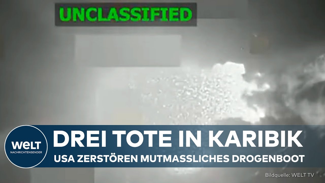US-DROGENKRIEG: Boot versenkt – Trump lässt feuern! Drei Tote in der Karibik