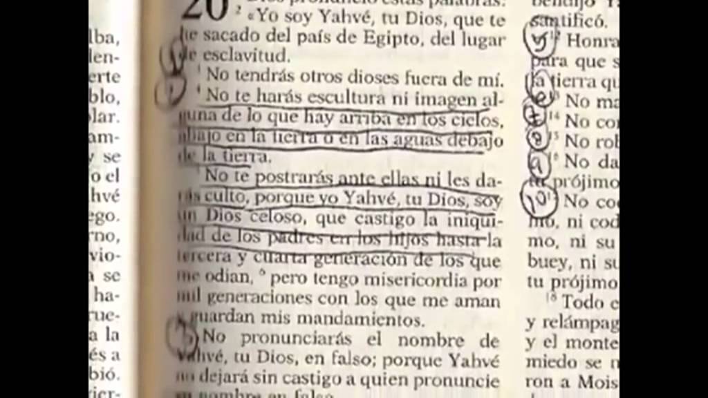 La Biblia Católica y Los 10 Mandamientos - YouTube