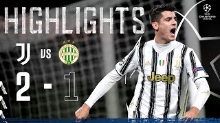 Juventus 2-1 Ferencváros | Dramatic Last Minute Morata Goal Seals Win! | Champions League Highlights