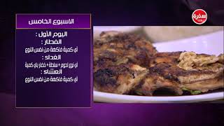 يلا_نخس_في_خمس_أسابيع نظام الأسبوع الخامس والأخير من دايت رضوى ...