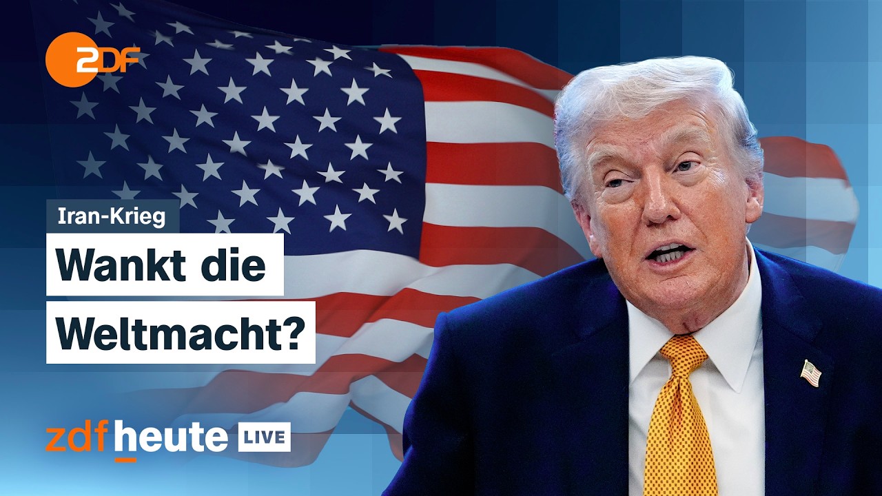 Wie gefährlich Trumps Militärintervention in Iran den USA werden kann | ZDFheute live analysiert