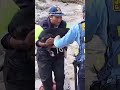 Agents rescue dog from swollen river in Peru