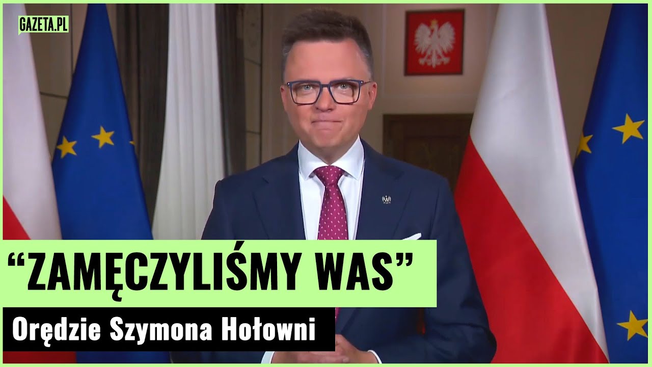 Fanatyk zabrał głos przed drugą turą wyborów! Orędzie marszałka Sejmu | Gazeta.pl