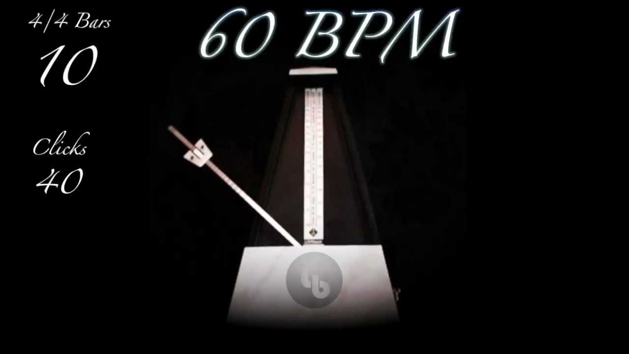 60 BPM Metronome YouTube