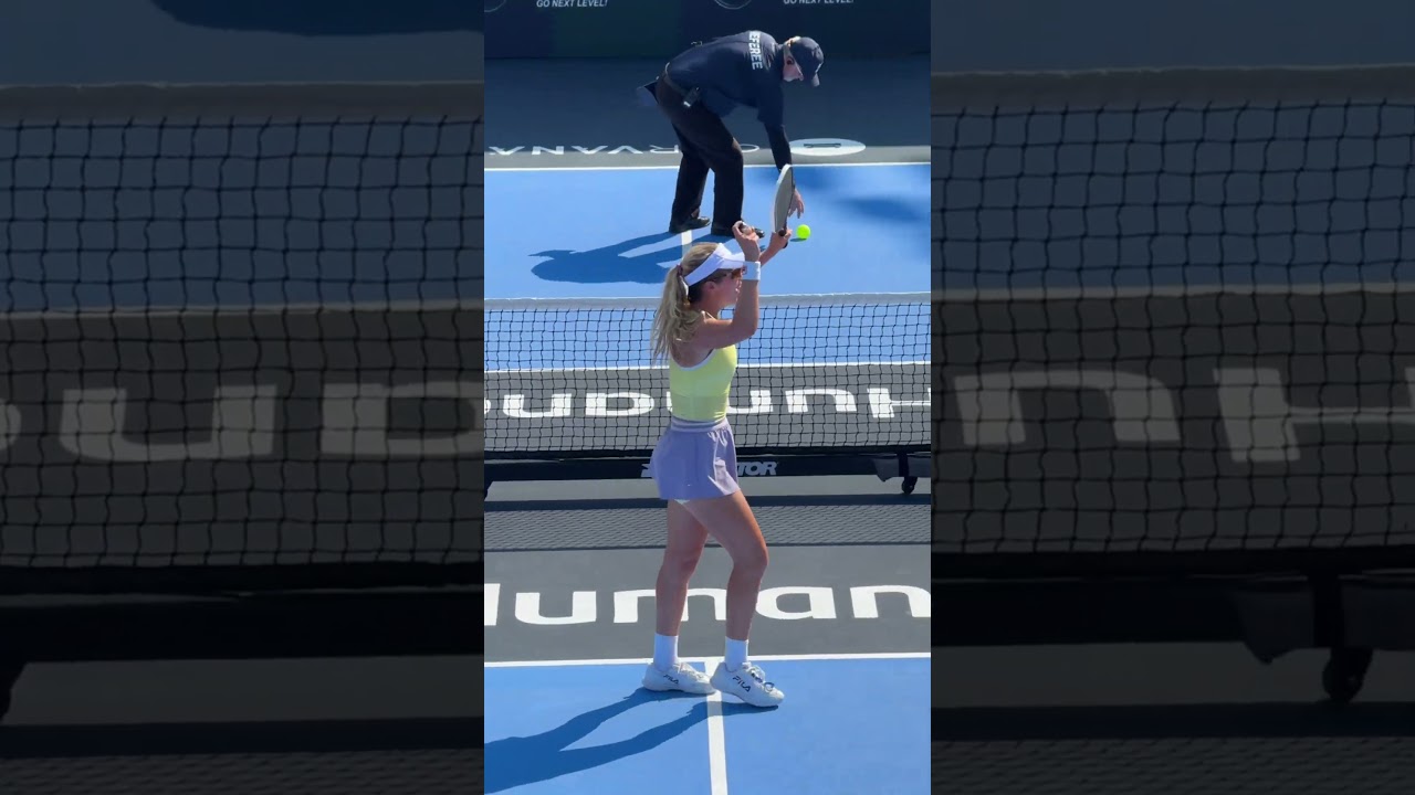 ANNA LEIGH WATERS WINS 🏆 A gritty pickleball singles battle 😤