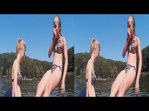 Beach Girls 3D! Great bathing! 3D VIDEO
