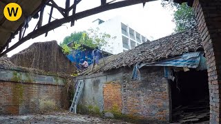 The couple bought an old house quite cheaply, renovating and restoring it together now