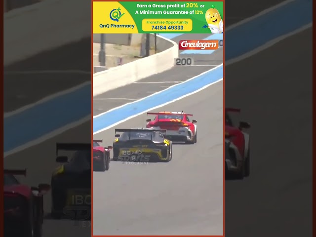 AK's Terrific Chase On Race 🔥🔥 #ajithkumar #akracing