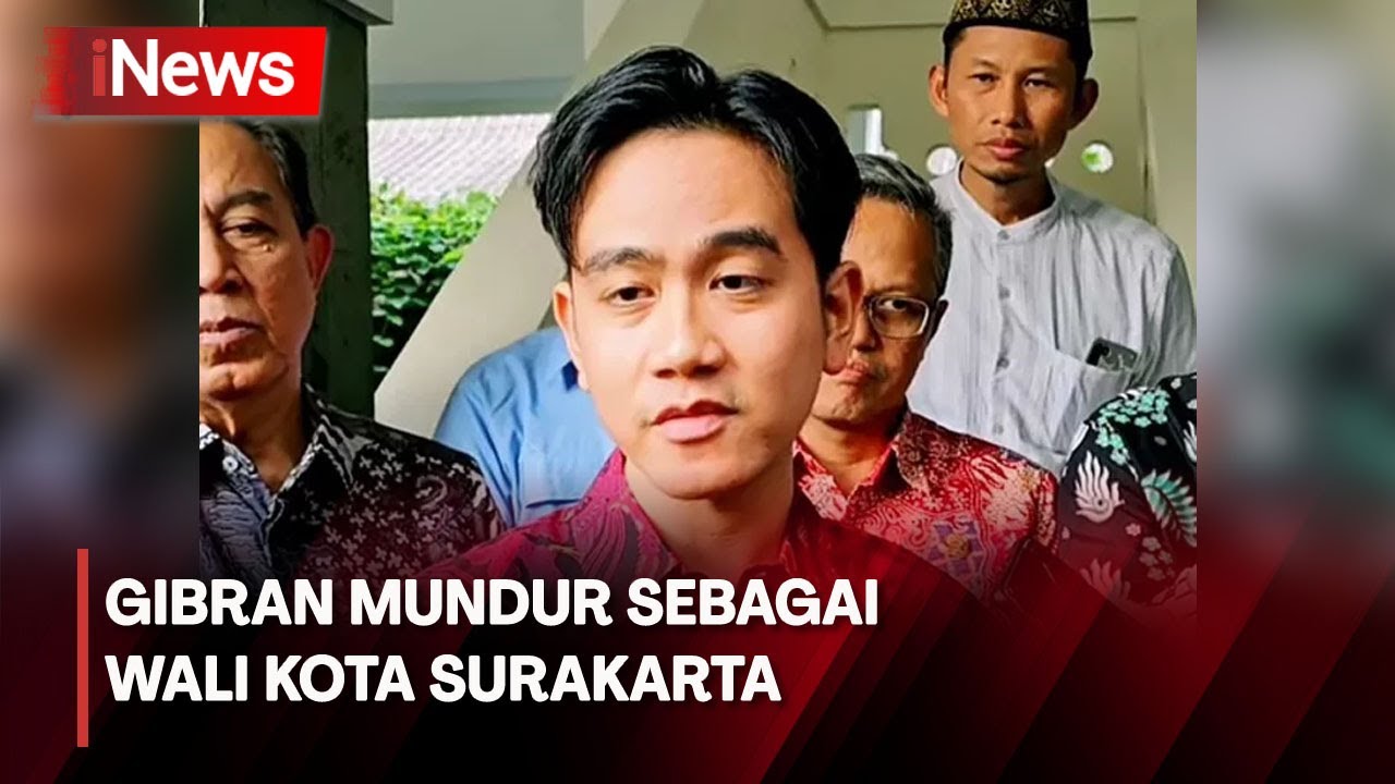 Gibran Serahkan Surat Pengunduran Diri ke Ketua DPRD Surakarta - iNews Malam 16/07