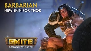 Smite - New Skin for Thor - Barbarian