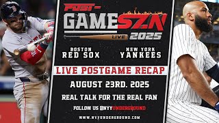 🎥 LIVE Red Sox vs. Yankees - 3 IN A ROW FOR SOX - Recap and Highlights (8/23/25)