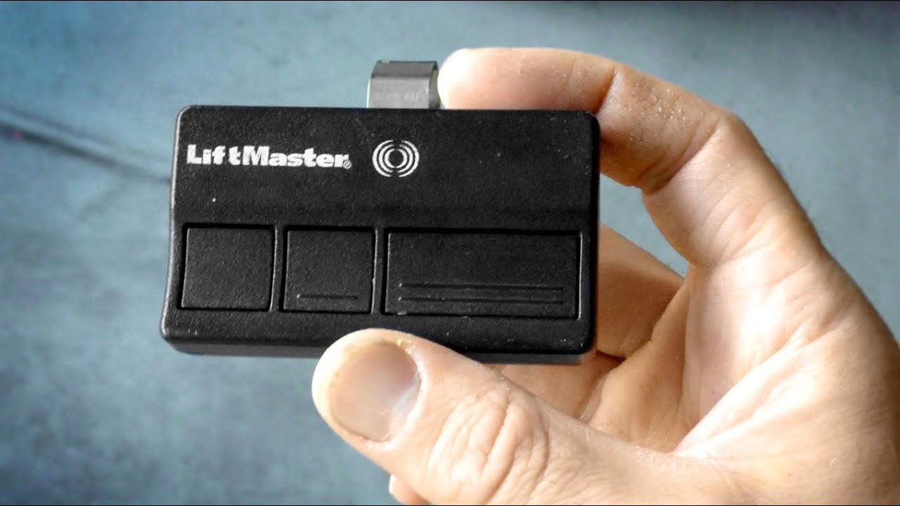 How to program a Garage Door Remote & change battery LiftMaster