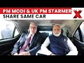 PM Modi & UK PM Starmer Share Car to Global Fintech Fest Mumbai