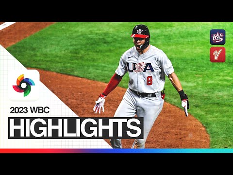 USA vs Venezuela Highlights | 2023 World Baseball Classic