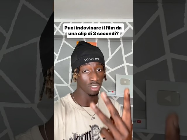 Puoi indovinare il film da una clip di 3 secondi 💀 @Ouz_Reactions