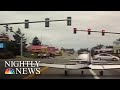 Small plane making emergency landing on busy highway caught on camera