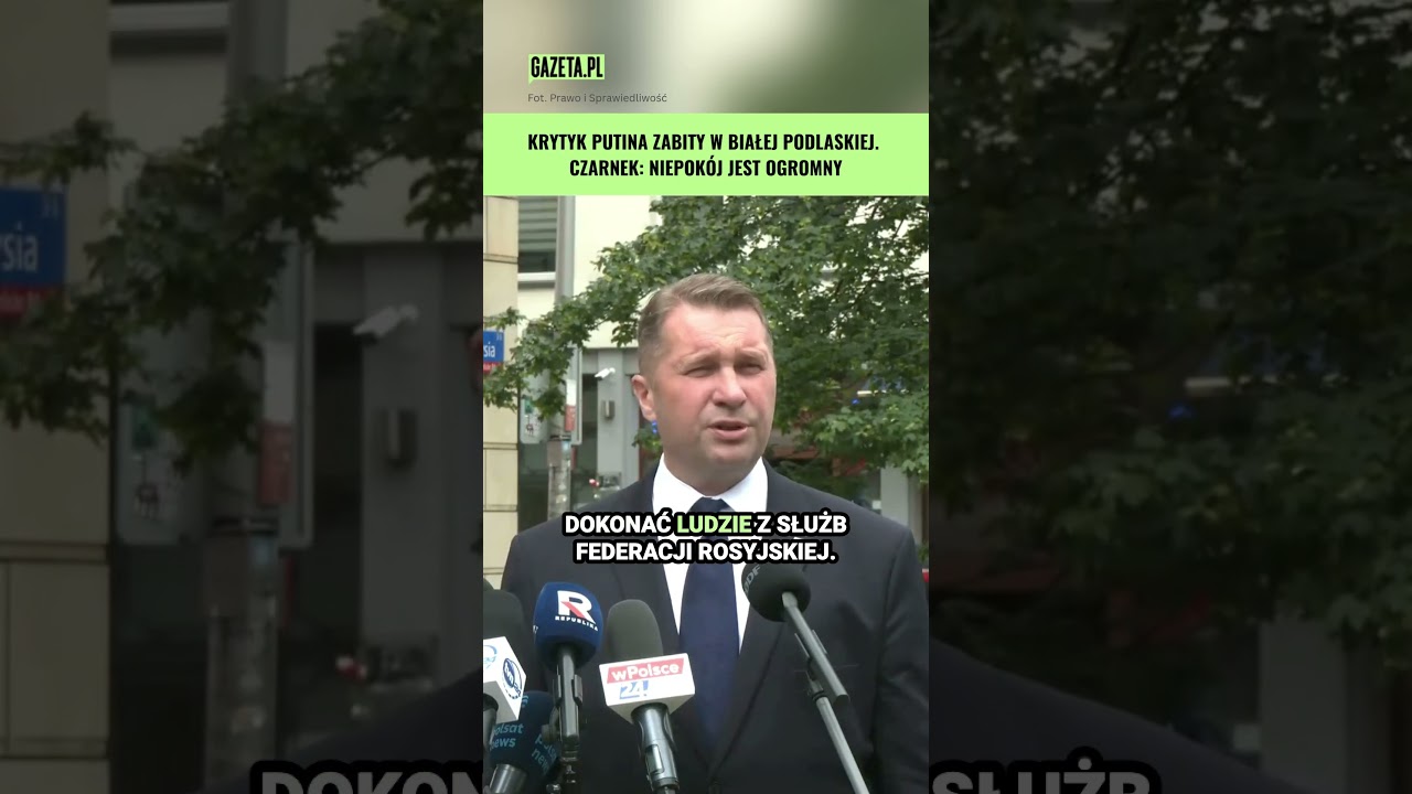 Zabójstwo Rosjanina w Białej Podlaskiej. Czarnek: jeżeli tak było, to wkraczamy w nową erę #shorts