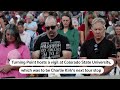 Vigil held in Colorado, Kirk’s planned next tour stop | REUTERS  - 00:56 min - News - Video