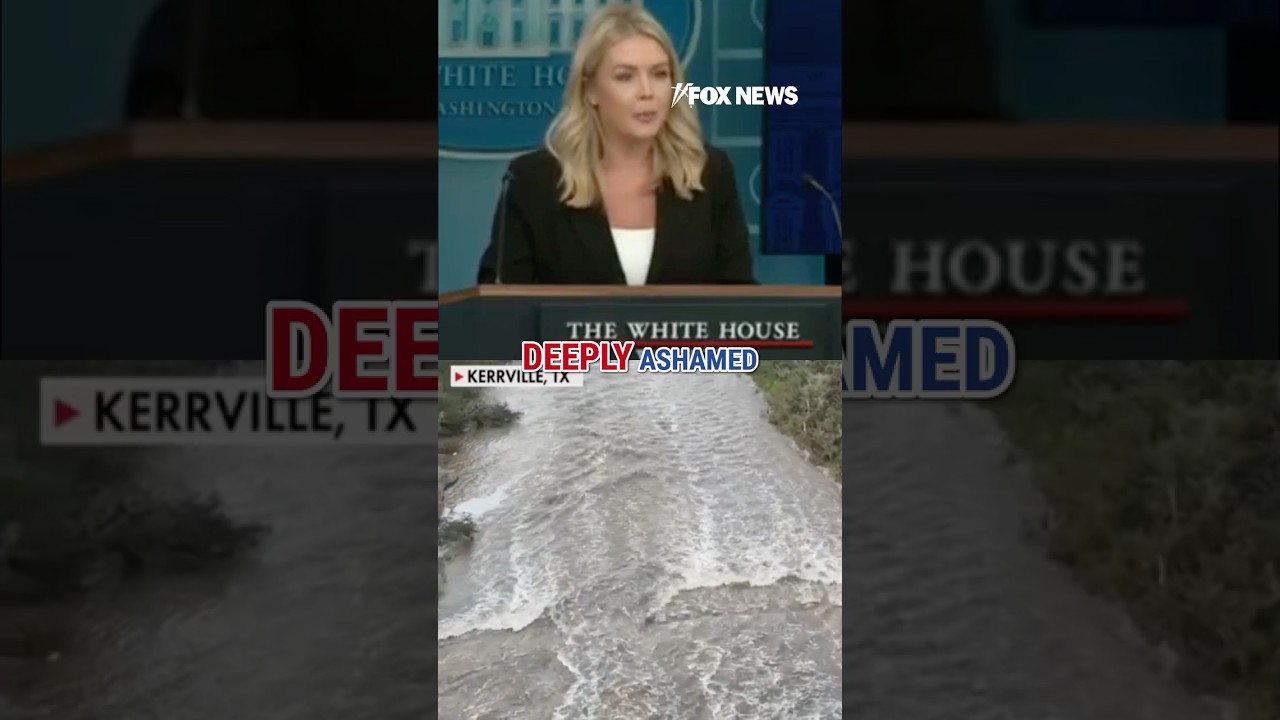 Leavitt calls out Dems' 'depraved' Texas flood lies #shorts #foxnews #news #us #fox #texas #trump