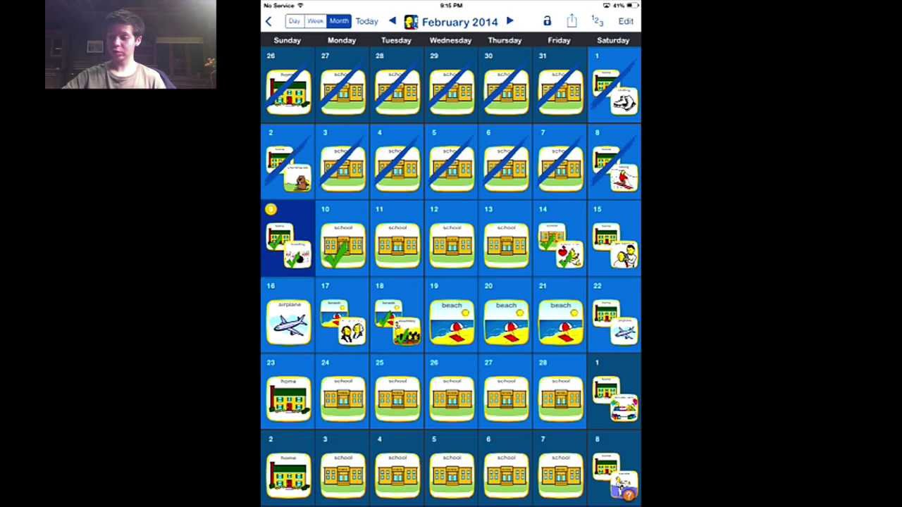Choiceworks Calendar - Autism Plugged In App Review - YouTube