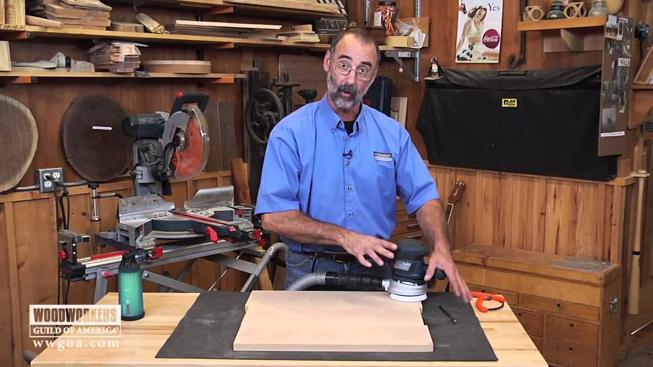 Woodworking Tools Power Tools - Using a Random Orbit 