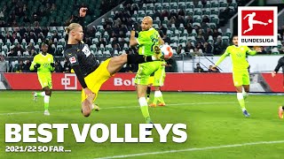 Top 10 Best Volley Goals 2021/22 so far — Haaland, Lewandowski & More