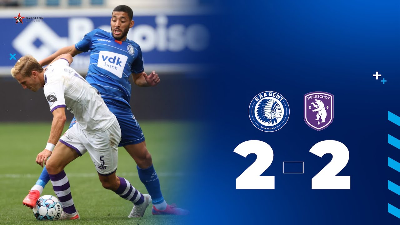 KAA Gent - Beerschot: 2-2 (JPL MD2 | 21-22)