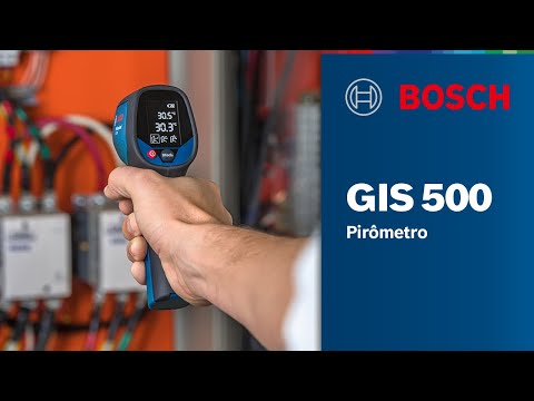 Termômetro Digital Infravermelho GIS 500 -30°C a 500°C Bosch - Vídeo explicativo