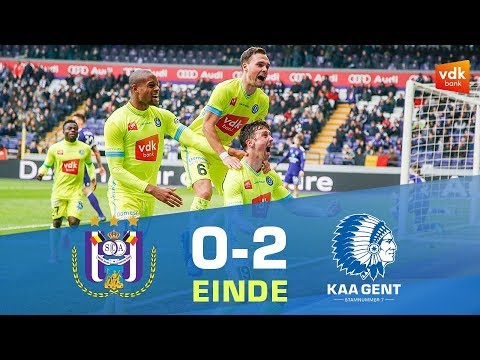 Samenvatting Anderlecht - KAA Gent (0-2)