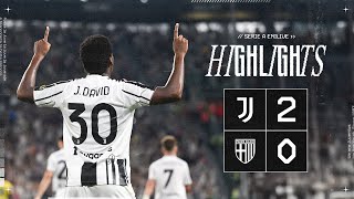 HIGHLIGHTS Serie A | Juventus 2-0 Parma | David & Vlahovic: 3 points at home to start the season