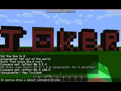 Minecraft-Command Block Speed & Jump Boost - YouTube