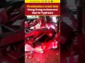 CCTV Footage Shows Hong Kong Restaurant Flooded During Super Typhoon Ragasa Impact