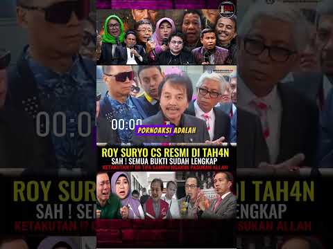 POLRI: ROY SURYO CS BISA JADI TERSANGKA, JIKA SYARAT INI SUDAH TERPENUHI!