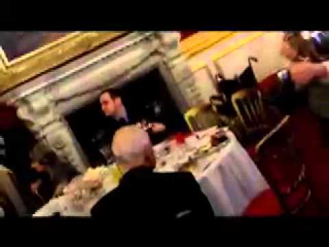 Hannah Gordon drawn at Prince Charles event by Michael Caine impersonator! - YouTube