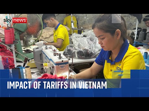 Vietnamese factory prepares for worst after Trump's 46% tariff announcement