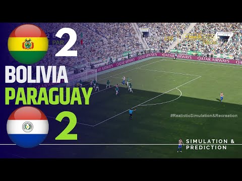 BOLIVIA 2-2 PARAGUAY | Resumen • Eliminatorias Sudamericanas 2024 Simulación/Recreación