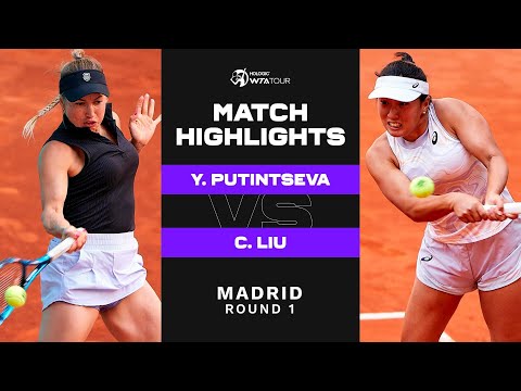 Yulia Putintseva vs. Claire Liu | 2023 Madrid Round 1 | WTA Match Highlights