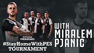 Miralem Pjanic & Juventus vs FC Schalke 04 | Stay at Home & Play PES