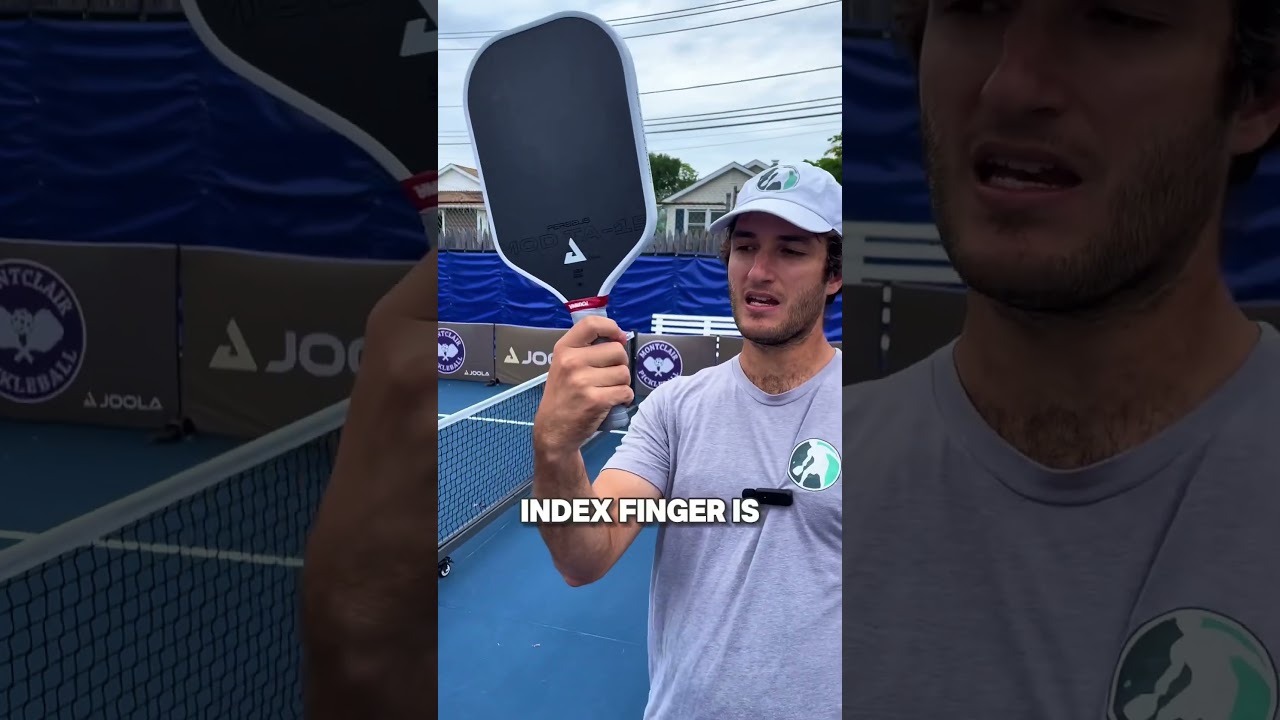 Here is EVERYTHING you need to know about HOW to grip your pickleball paddle. #pickleball