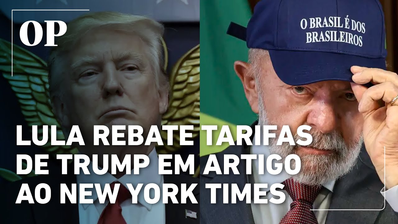 Lula rebate Trump em artigo no New York Times e defende soberania do Brasil