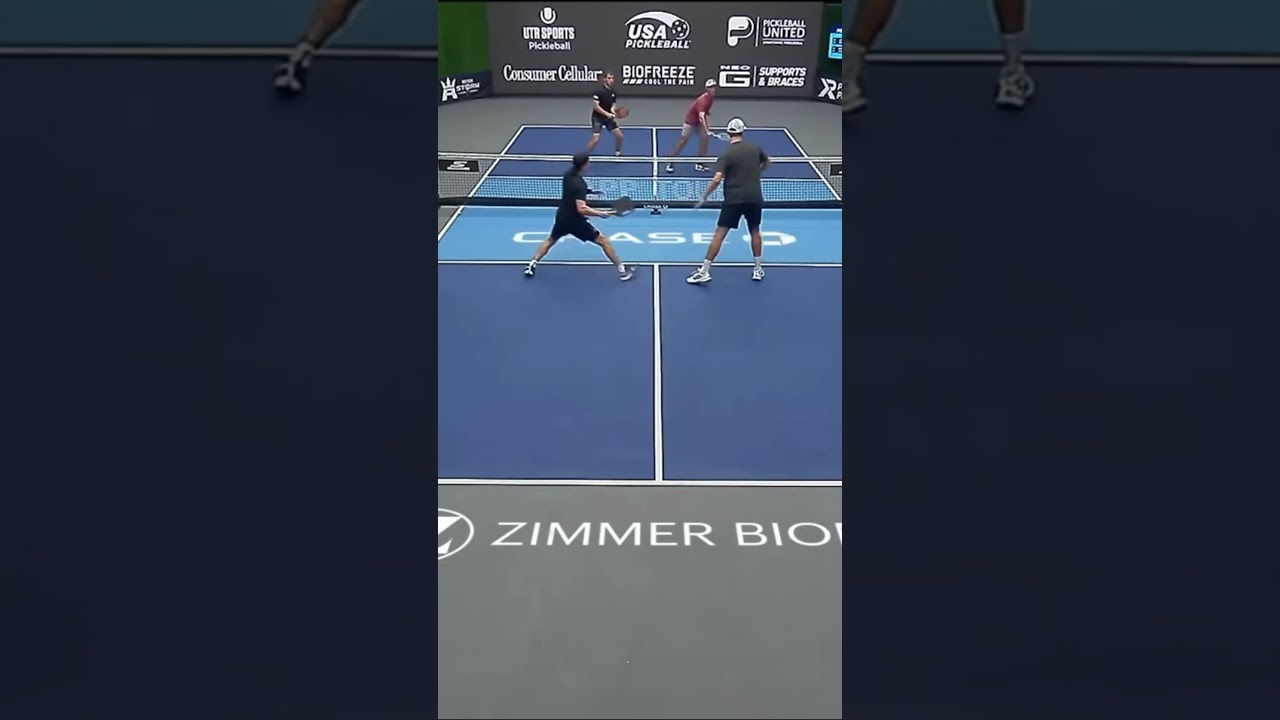 2024 Chase APP Miami Frazier/Johnson vs. Bock/Lanier Semi-Finals (1) #shorts #pickleball